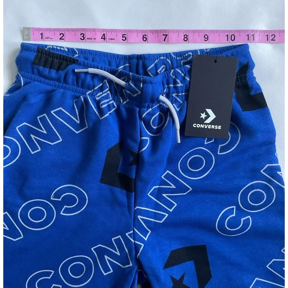 Converse‎ Boys Fleece Short Blue Size S 8-10